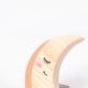 Handcrafted Pine Wood Moon Knob